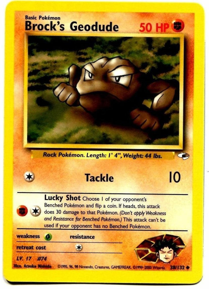 Brock's Geodude (38/132) [Gym Heroes Unlimited] (Online Only)
