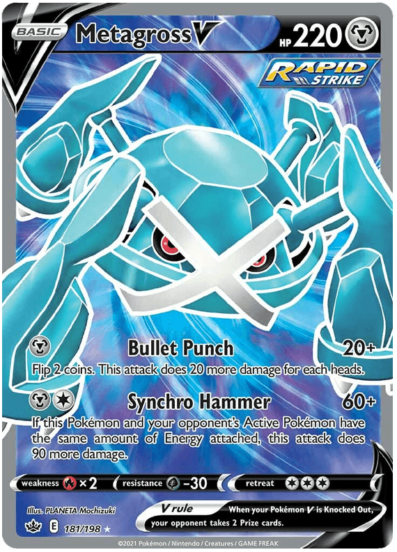 Metagross V (181/198) [Sword & Shield: Chilling Reign] (Online Only)