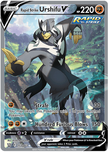 Rapid Strike Urshifu V (153/163) [Sword & Shield: Battle Styles] (Online Only)