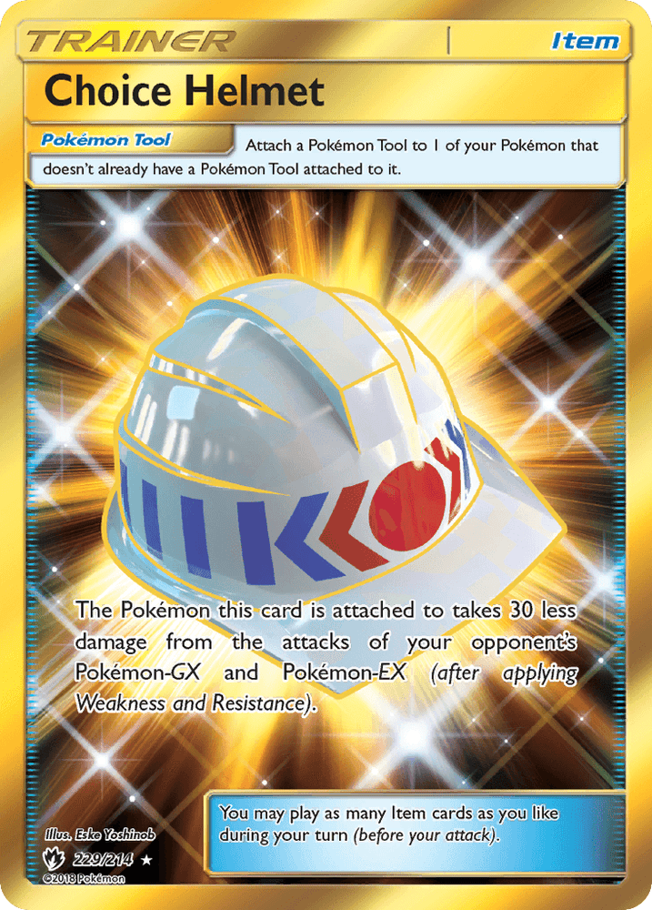 Choice Helmet (229/214) [Sun & Moon: Lost Thunder] (Online Only)