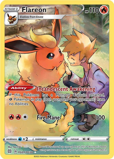 Flareon (TG01/TG30) [Sword & Shield: Brilliant Stars] (Online Only)