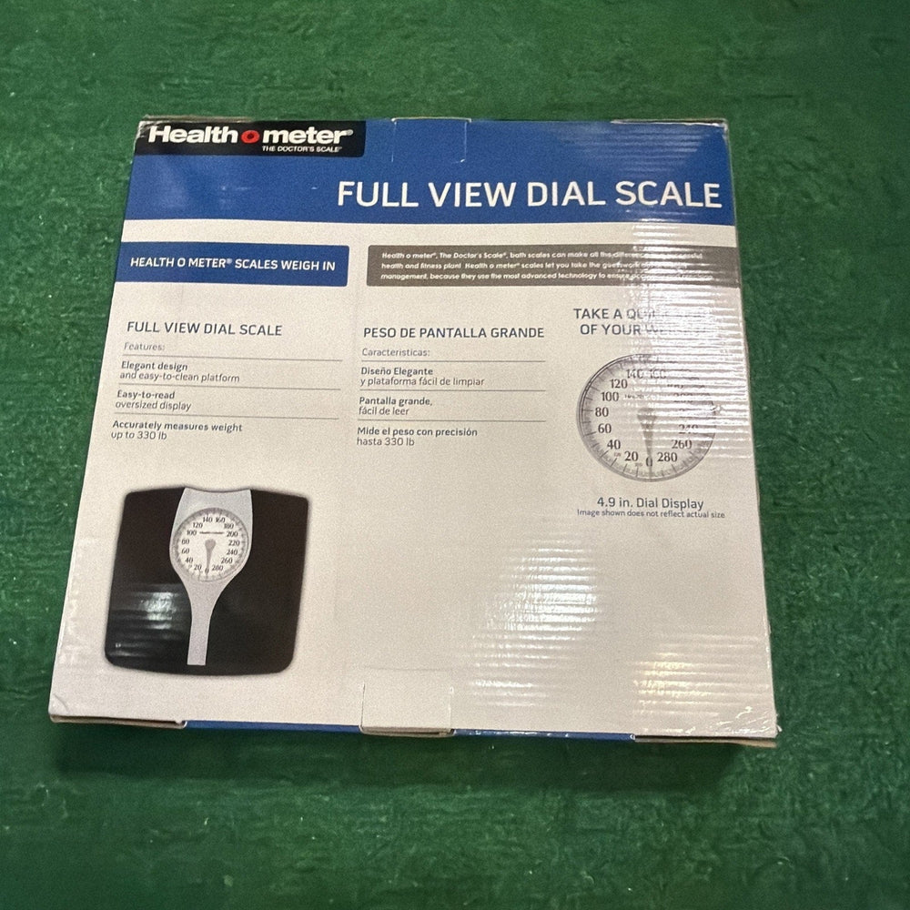 Bathroom Scale Full View Large Oversize Dial 330LB (ONLINE ORDER ONLY)