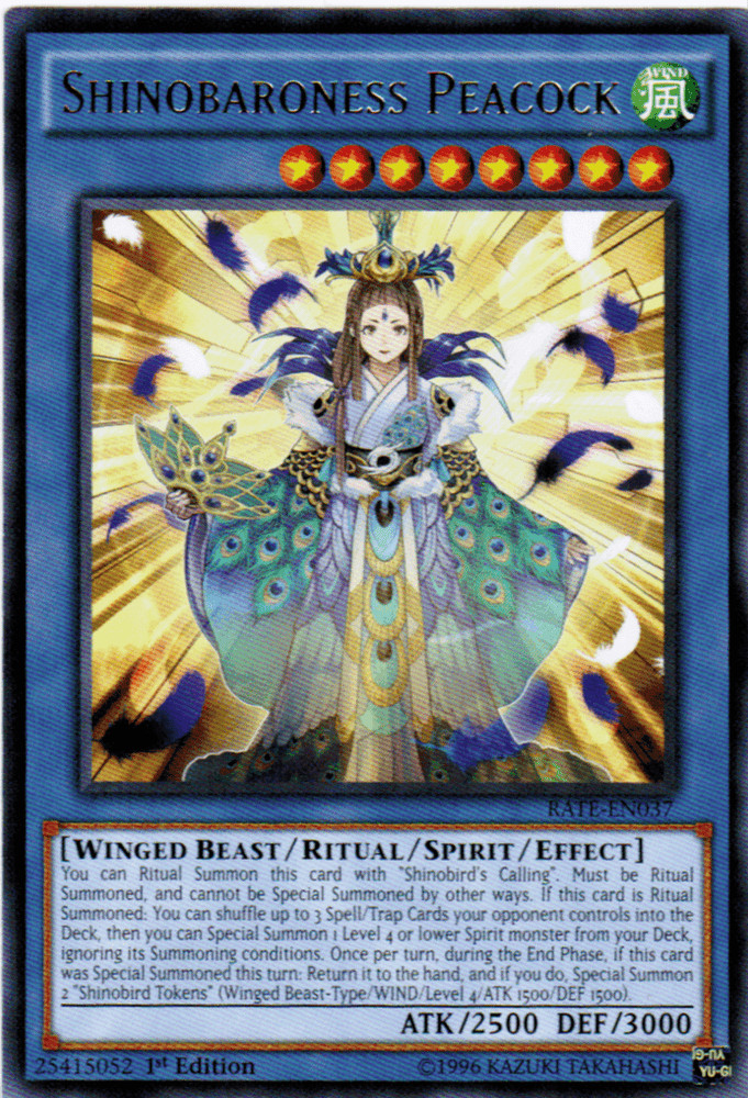 Shinobaroness Peacock [RATE-EN037] Rare (ONLINE ORDER ONLY)