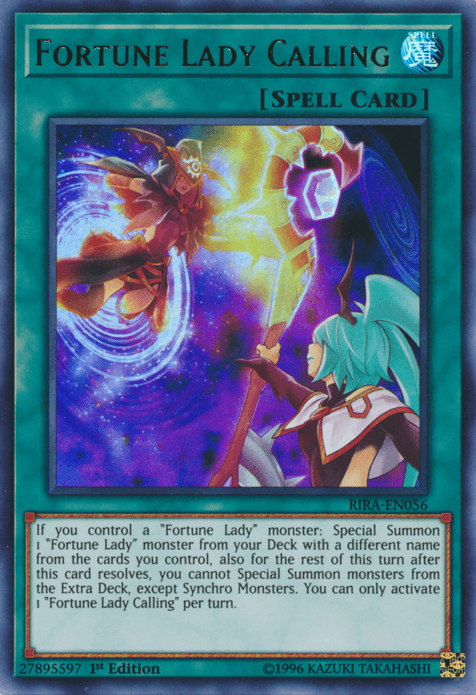 Fortune Lady Calling [RIRA-EN056] Ultra Rare (ONLINE ORDER ONLY)