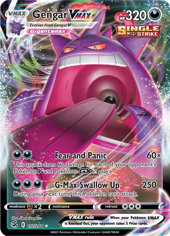 Gengar VMAX (157/264) [Sword & Shield: Fusion Strike] (Online Only)