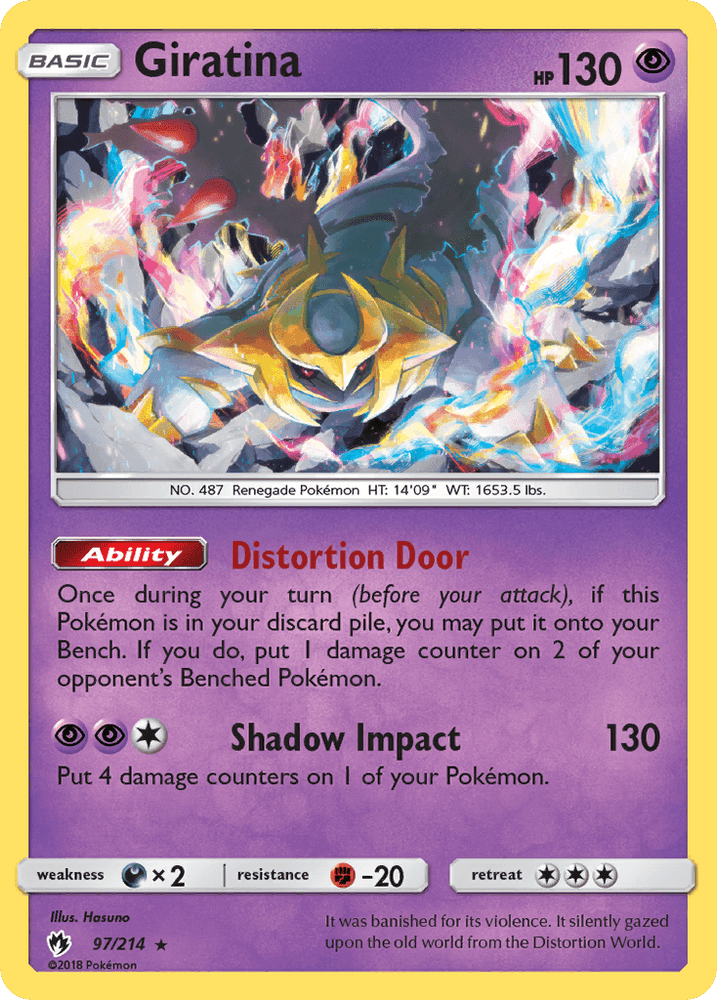 Giratina (97/214) [Sun & Moon: Lost Thunder] (Online Only)