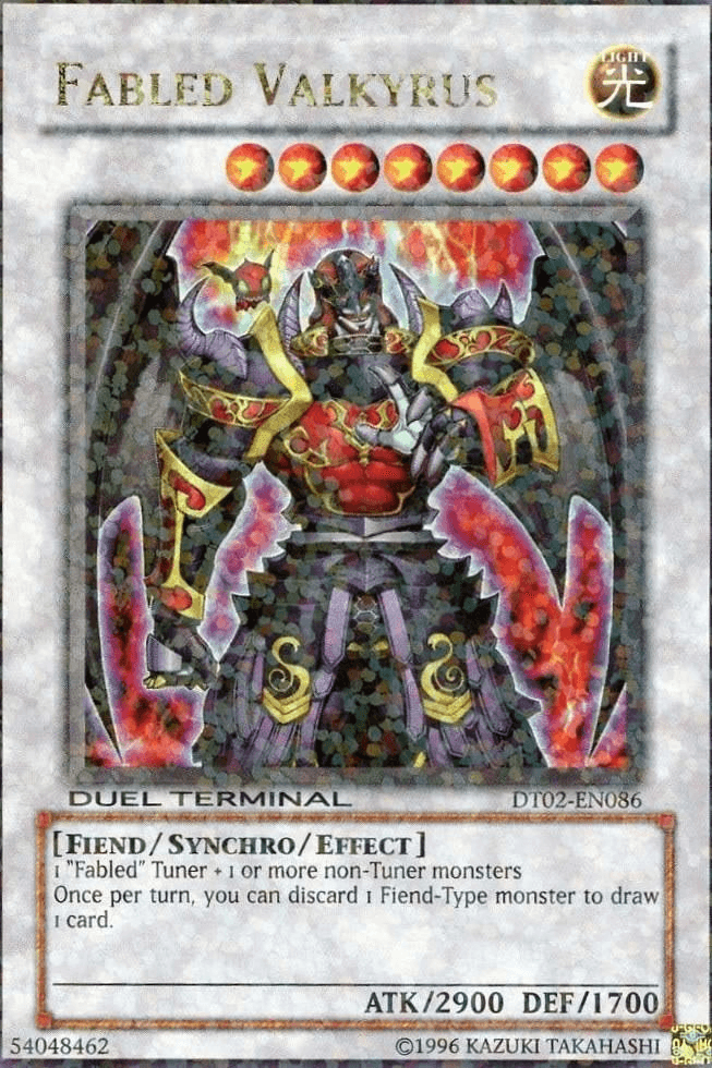 Fabled Valkyrus [DT02-EN086] Ultra Rare (ONLINE ORDER ONLY)