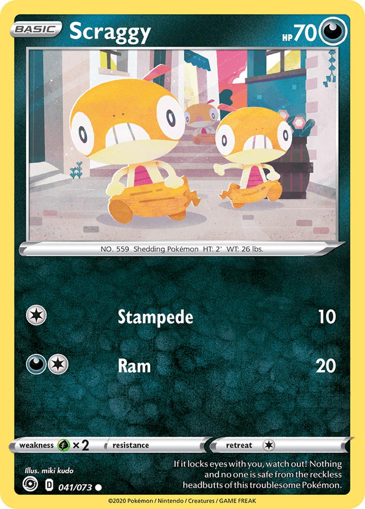 Scraggy (041/073) [Sword & Shield: Champion's Path] (Online Only)