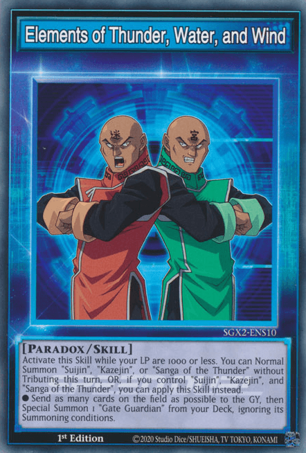 Elements of Thunder, Water, and Wind [SGX2-ENS10] Common (ONLINE ORDER ONLY)