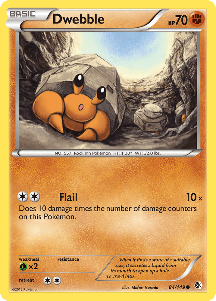 Dwebble (84/149) [Black & White: Boundaries Crossed] (Online Only)