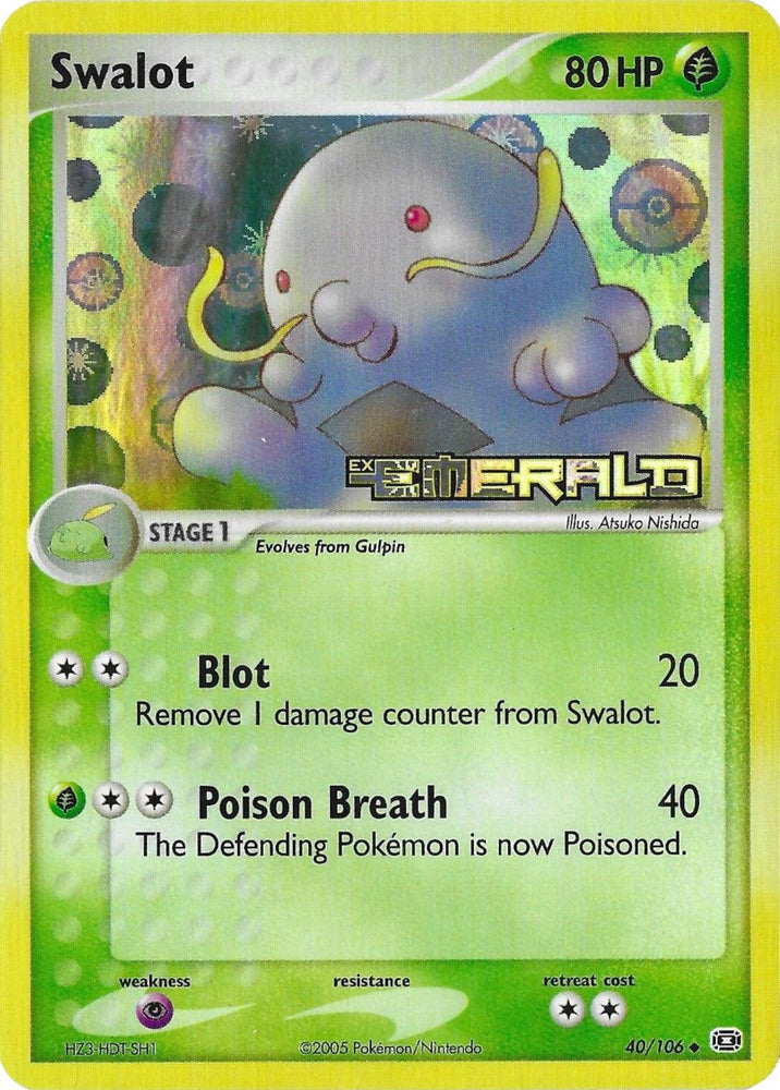 Swalot (40/106) (Stamped) [EX: Emerald] (Online Only)