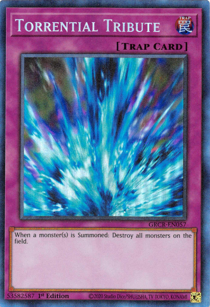 Torrential Tribute [GRCR-EN057] Collector's Rare (ONLINE ORDER ONLY)