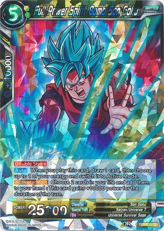 Full Power Spirit Bomb Son Goku (Shatterfoil) (TB1-075) [Dragon Brawl] (ONLINE ORDER ONLY)