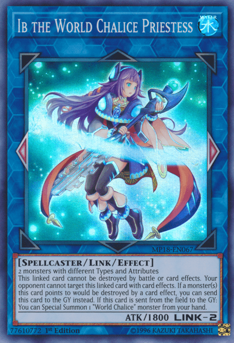 Ib the World Chalice Priestess [MP18-EN067] Super Rare (ONLINE ORDER ONLY)