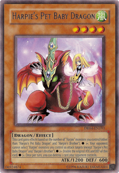 Harpie's Pet Baby Dragon [DR04-EN193] Rare (ONLINE ORDER ONLY)