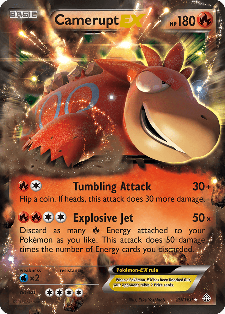 Camerupt EX (29/160) [XY: Primal Clash] (Online Only)
