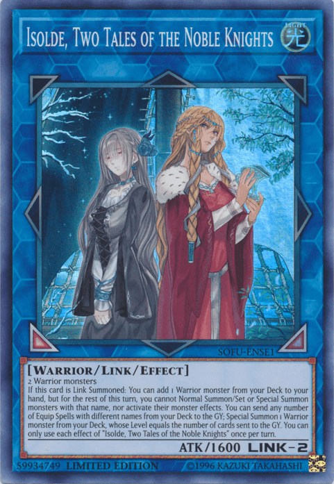 Isolde, Two Tales of the Noble Knights [SOFU-ENSE1] Super Rare (ONLINE ORDER ONLY)