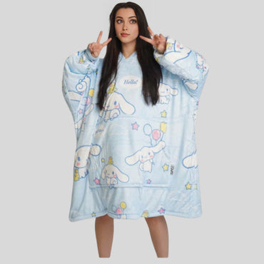 Cinnamoroll Wearable Blanket Hoodie for Kids & Adults | OLM Toys (ONLINE ORDER ONLY)