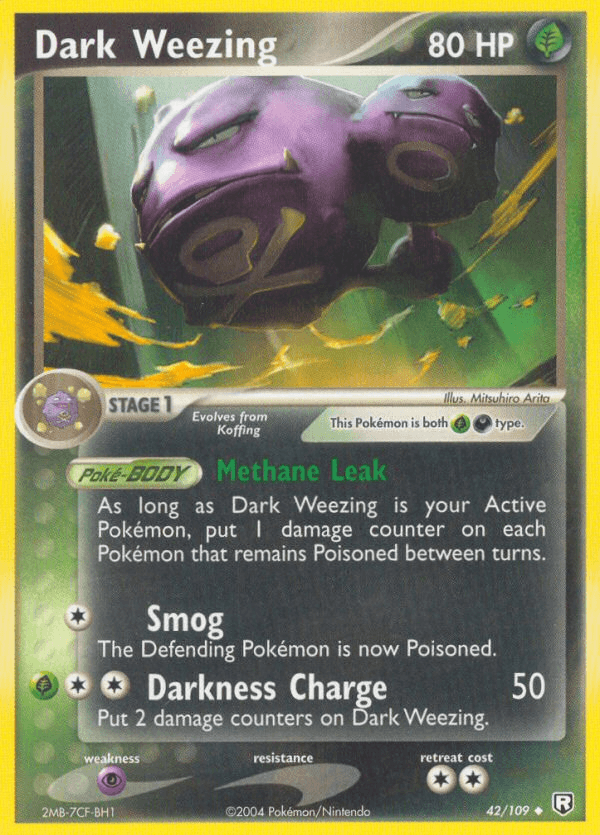 Dark Weezing (42/109) [EX: Team Rocket Returns] (Online Only)
