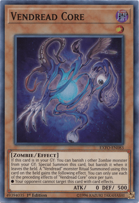 Vendread Core [EXFO-EN083] Super Rare (ONLINE ORDER ONLY)