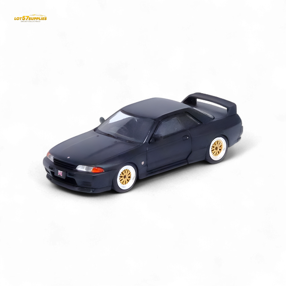 Inno64 Nissan Skyline GT-R R32 Matt Black "THE DIECAST COMPANY" Special Edition 1:64 IN64-R32-MB (ONLINE ORDER ONLY)