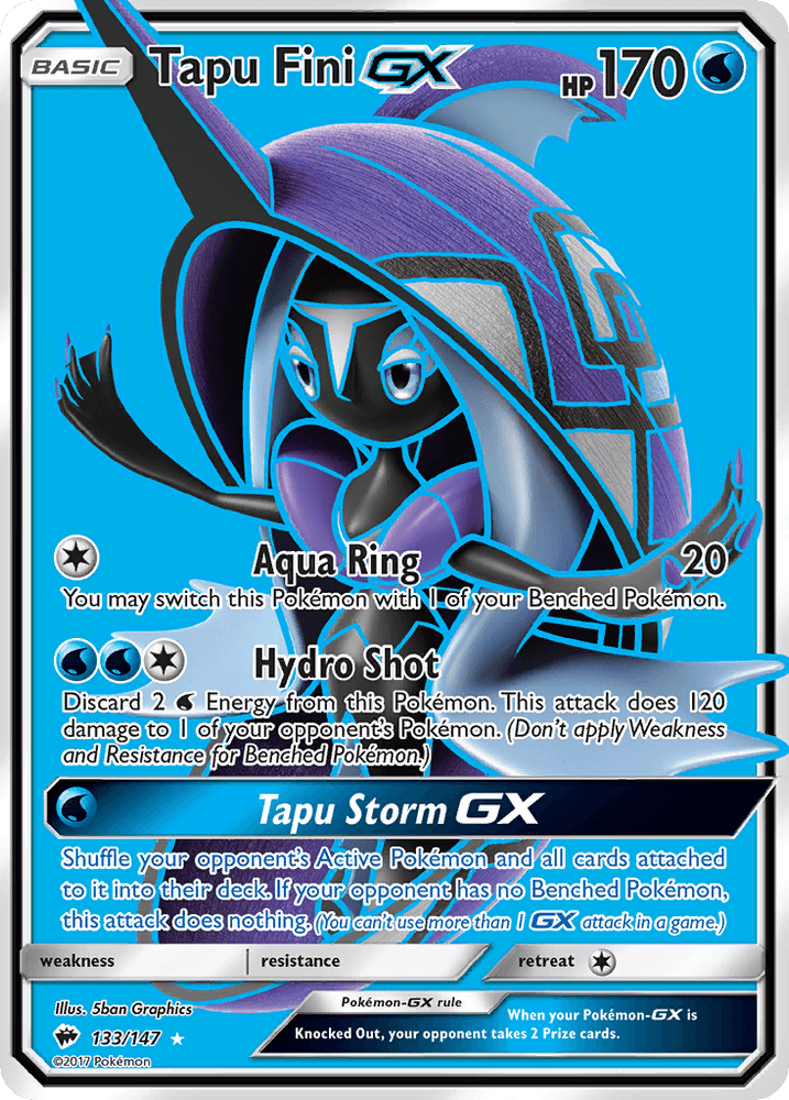 Tapu Fini GX (133/147) [Sun & Moon: Burning Shadows] (Online Only)