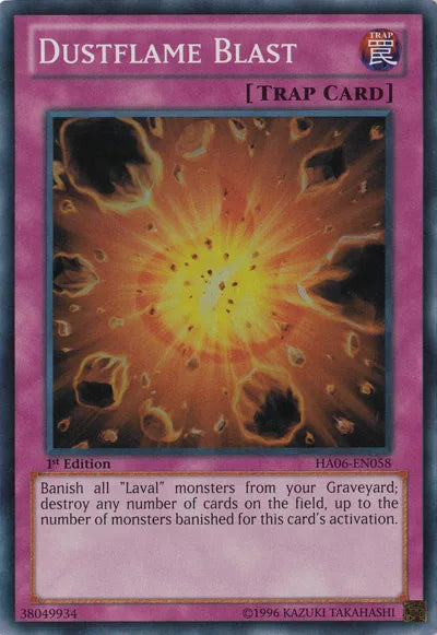 Dustflame Blast [HA06-EN058] Super Rare