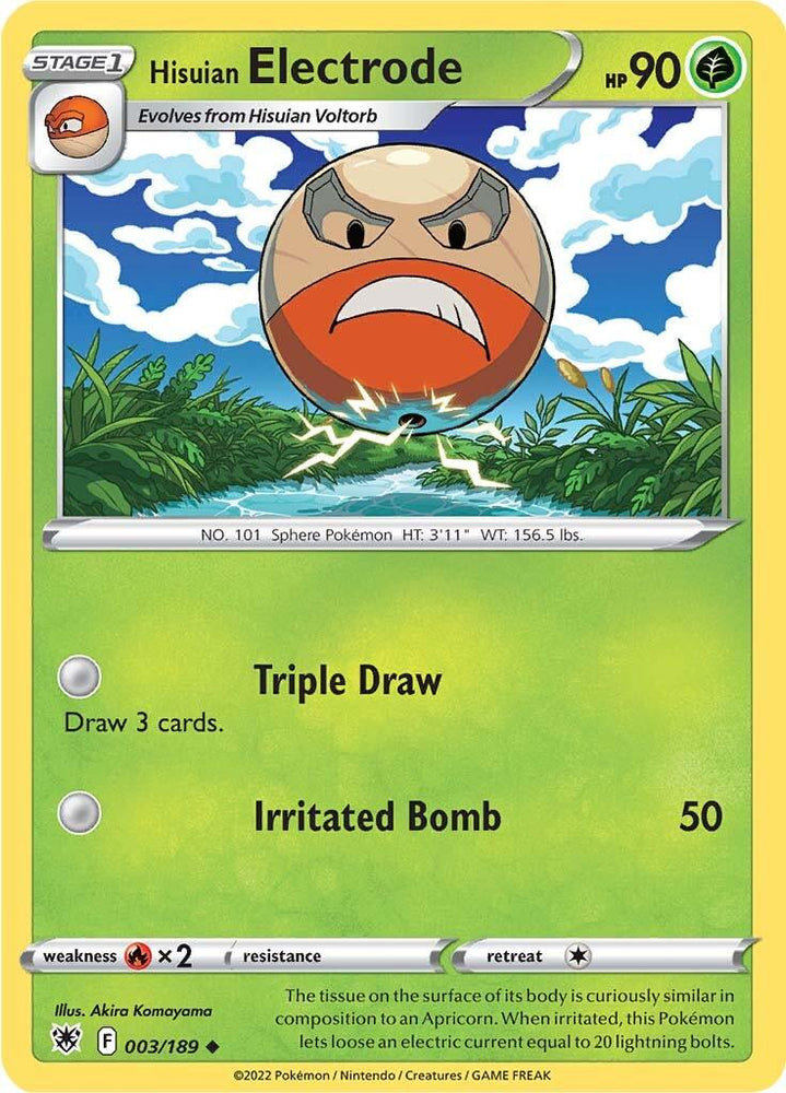 Hisuian Electrode (003/189) [Sword & Shield: Astral Radiance] (Online Only)