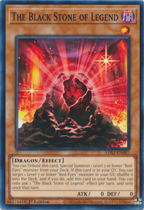 The Black Stone of Legend [LDS1-EN007] Common (ONLINE ORDER ONLY)