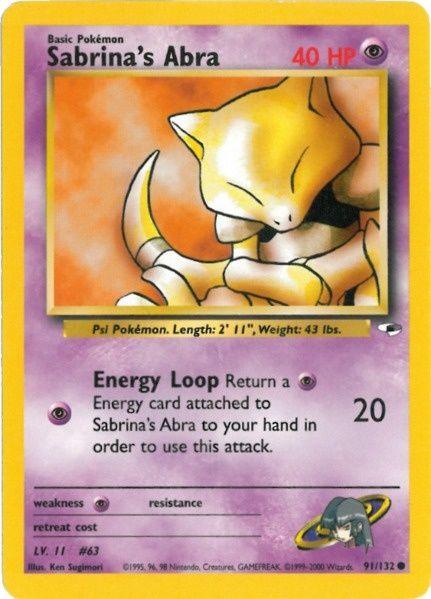 Sabrina's Abra (91/132) [Gym Heroes Unlimited] (Online Only)