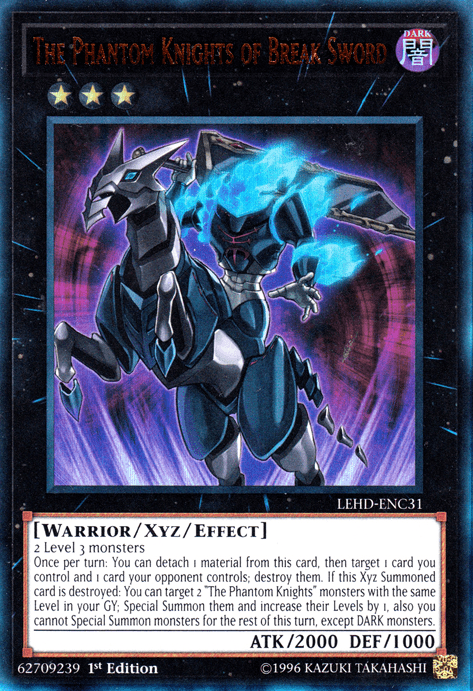 The Phantom Knights of Break Sword [LEHD-ENC31] Ultra Rare (ONLINE ORDER ONLY)