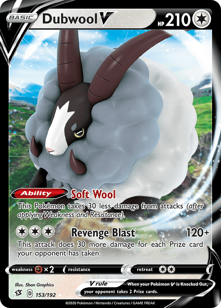 Dubwool V (153/192) [Sword & Shield: Rebel Clash] (Online Only)