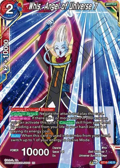 Whis, Angel of Universe 7 (BT16-140) [Realm of the Gods] (ONLINE ORDER ONLY)