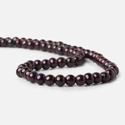 6mm - 7mm Blackberry Large Hole Off Round Pearl 2.5mm drill hole, 15 inch, 75 pieces (ONLINE ORDER ONLY)