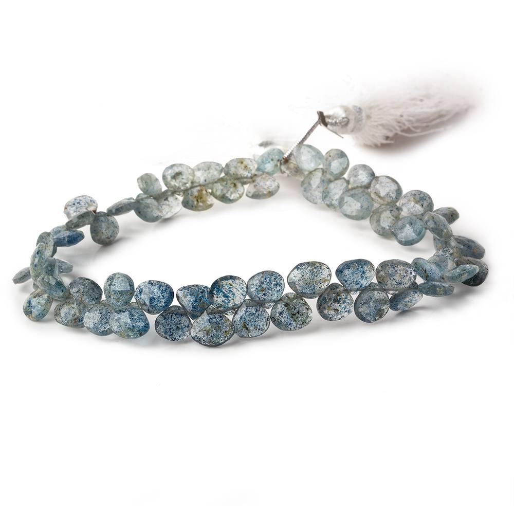 6mm Apatite in Quartz Faceted Heart Beads 8 inch 63 pieces (ONLINE ORDER ONLY)