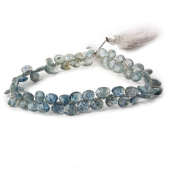 6mm Apatite in Quartz Faceted Heart Beads 8 inch 63 pieces (ONLINE ORDER ONLY)