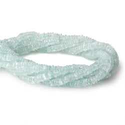 6mm Aquamarine plain heshi beads 16 inch 200 pieces (ONLINE ORDER ONLY)