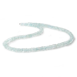 6mm Aquamarine plain heshi beads 16 inch 200 pieces (ONLINE ORDER ONLY)