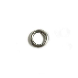 6mm Black Gold plated Sterling Silver Open Plain Jump Ring Set of 25 pieces 16 gauge wire (ONLINE ORDER ONLY)