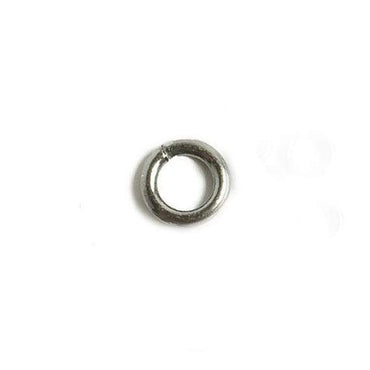 6mm Black Gold plated Sterling Silver Open Plain Jump Ring Set of 25 pieces 16 gauge wire (ONLINE ORDER ONLY)