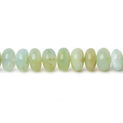 6mm Blue Peruvian Opal Plain Rondelle Beads 17.5 inch 110 pieces (ONLINE ORDER ONLY)