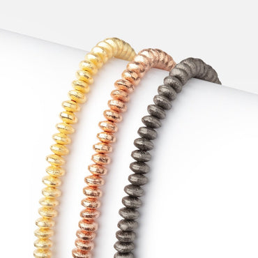 6mm Brushed Disc Beads (ONLINE ORDER ONLY)