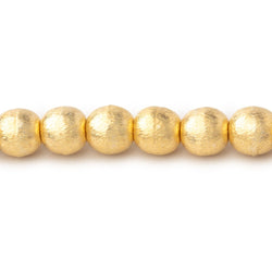 6mm Brushed Round Beads (ONLINE ORDER ONLY)
