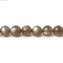 6mm Chocolate Brown Moonstone Plain Rounds 16 inch 69 beads AA (ONLINE ORDER ONLY)
