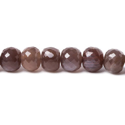 6mm Chocolate Moonstone Micro-faceted rondelles 15 inch 68 beads (ONLINE ORDER ONLY)