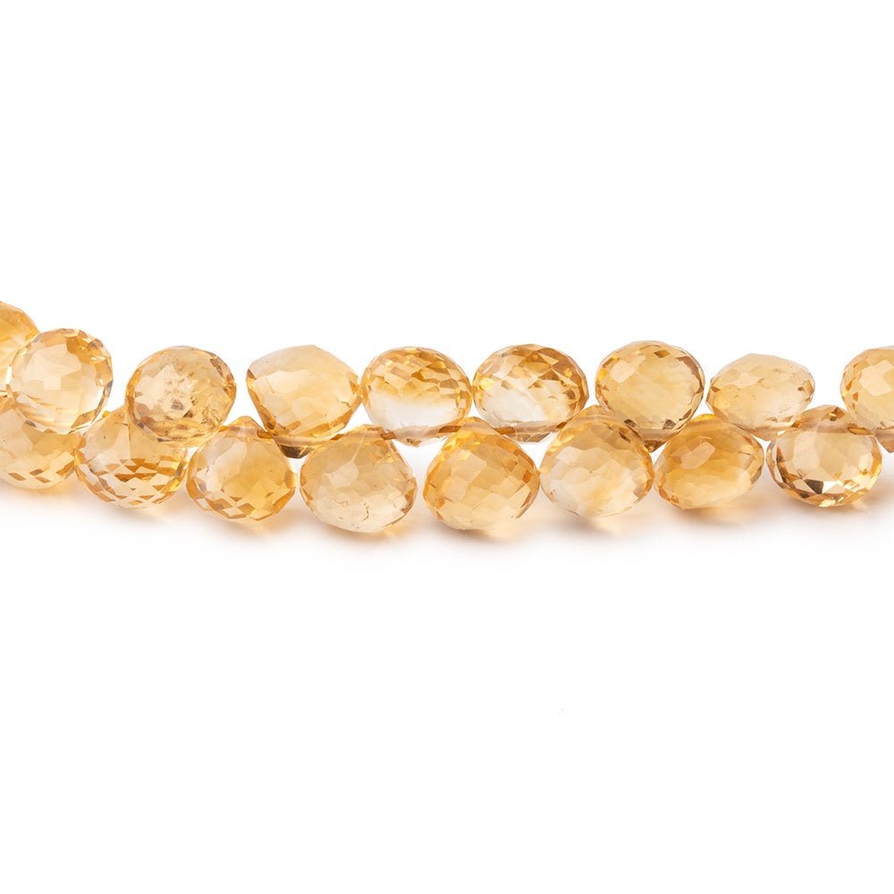5mm Citrine Faceted Candy Kiss Beads 8 inch 64 pieces (ONLINE ORDER ONLY)