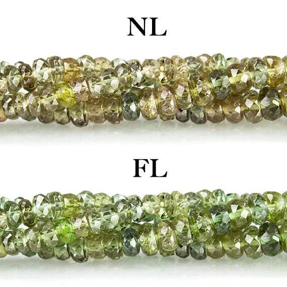 6mm Color Change Garnet Faceted Rondelle Bead 16 inch 212 bead AAA Grade (ONLINE ORDER ONLY)