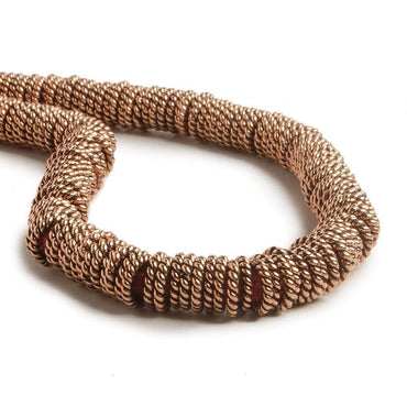 6mm Copper Twisted Wire Jump Ring 8 inch  187 pieces (ONLINE ORDER ONLY)