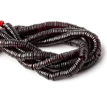 6mm Deep Rhodolite Garnet plain heshi beads 7 inch 120 pieces AA (ONLINE ORDER ONLY)