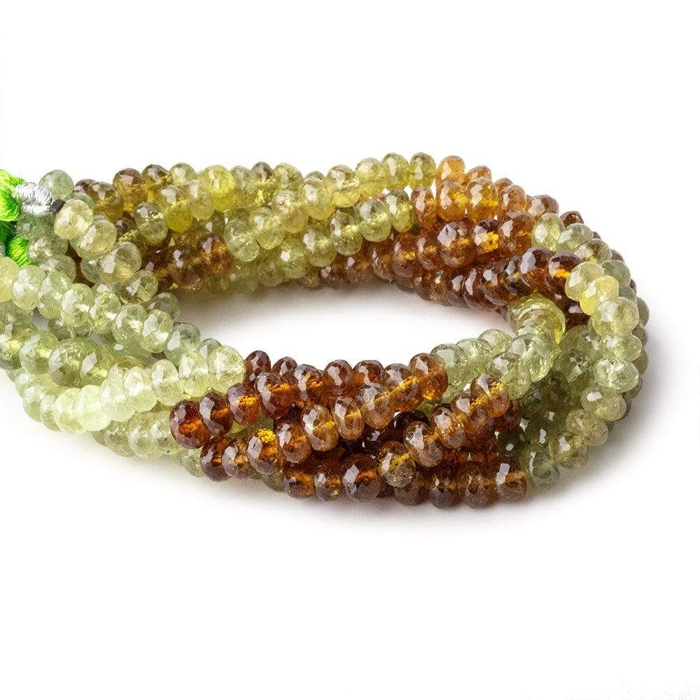 6mm Grossular Garnet Beads Faceted Rondelle 8 inch 50 pieces (ONLINE ORDER ONLY)
